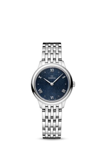 Omega De Ville Quartz 27.5 Stainless Steel / Blue / Bracelet